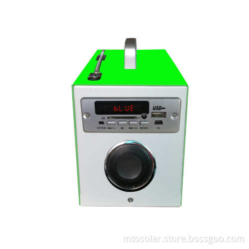 solar power system with LCD screen